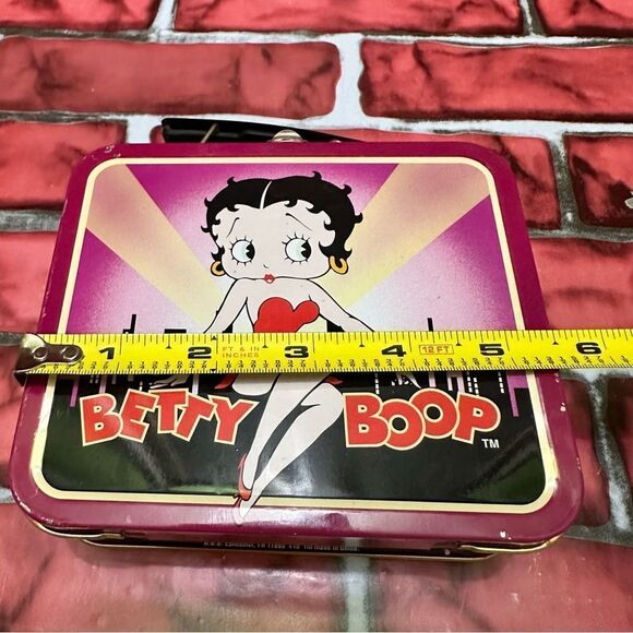 Betty Boop vintage 1997 Mini lunch tin box - Picture 4 of 8